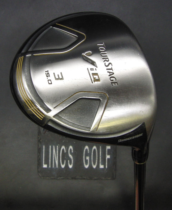 Bridgestone Tourstage ViQ 15° 3 Wood Stiff Graphite Shaft Golf Pride Grip