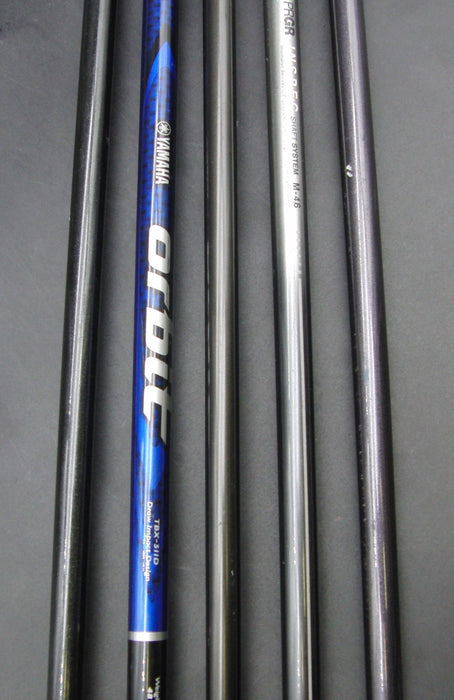 Set of 5x Multi Brands Drivers Regular & Stiff Graphite Shafts Black Grips