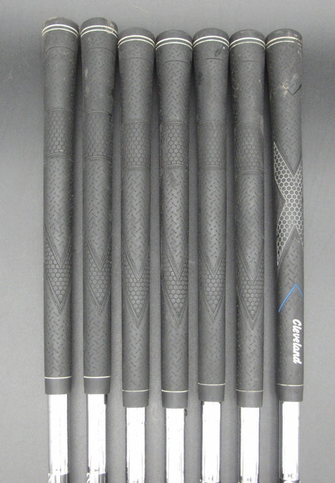 Set of 7x Cleveland CG-C Irons 5-SW Stiff Steel Shafts Cleveland Grips*
