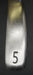 Titleist AP1 718 5 Iron Stiff Steel Shaft Golf Pride Grip