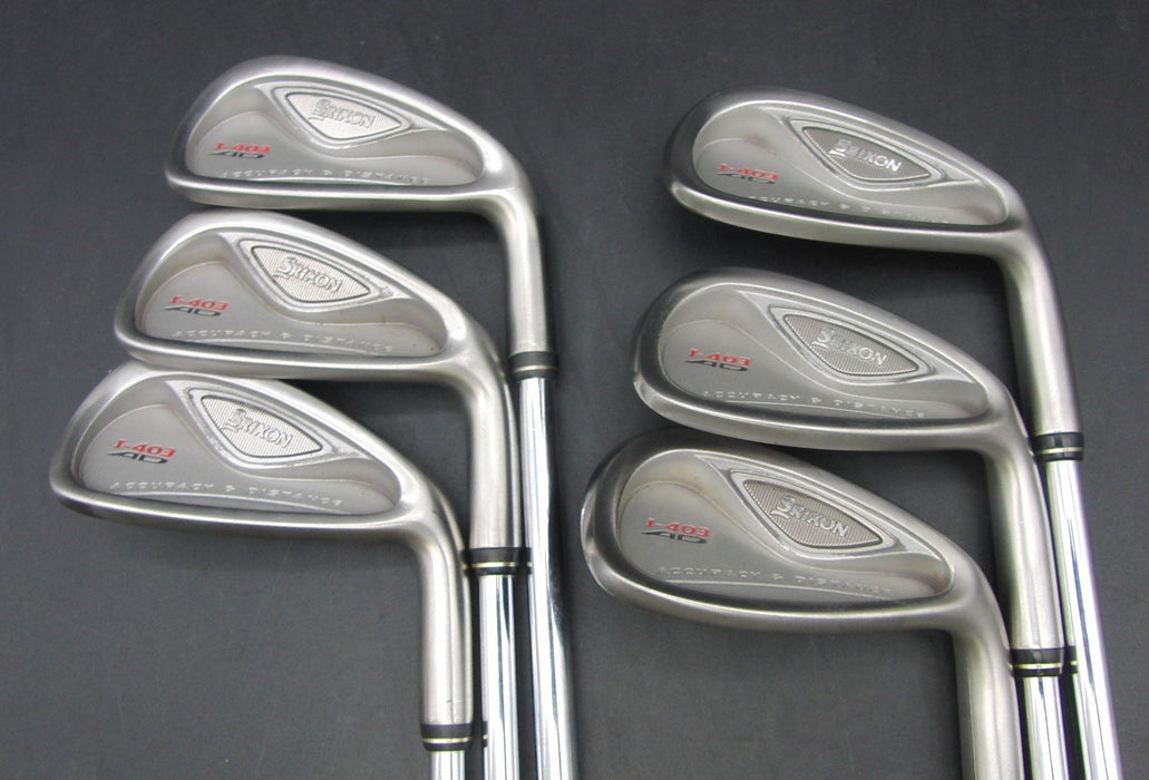 Set of 6x Srixon I-403 AD 5-PW Irons Stiff Steel Shafts Srixon Grips*