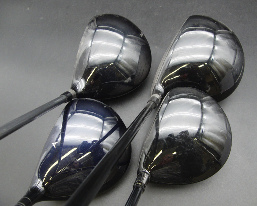 Set of 4 Drivers Bridgestone Beam , PRGR TR Duo , Tobunda 460EX , Nexgen