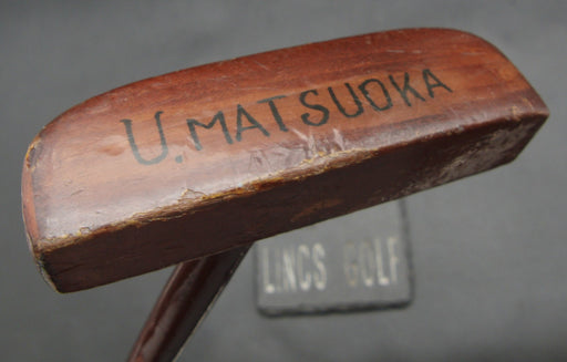 U. MATSUOKA Putter 88cm Length Steel Shaft Paddle Grip