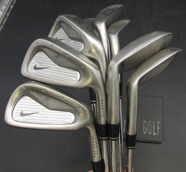 Set of 8x Nike Pro Combo Ti Face 5-SW + AW Irons Regular Steel Shafts*