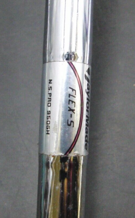 Set of 7 x TaylorMade 320 Irons 4PW Stiff Steel Shafts Mixed Grips