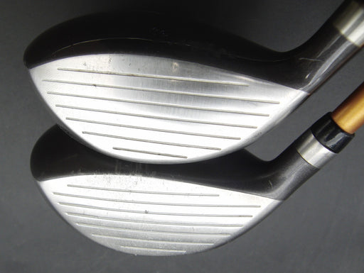 Set of 2 Cleveland Launcher 3+5 Woods Stiff Graphite Shafts Mixed Grips