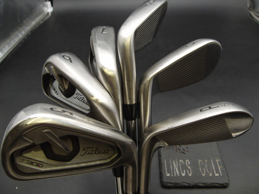 Set of 6x Titleist T300 Irons 5-PW Regular Steel Shafts Golf Pride Grips*