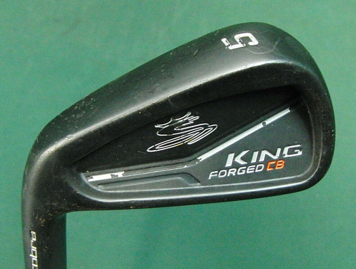 Left Handed Cobra King Forged CB 5 Iron Extra Stiff Steel Shaft Lamkin Grip