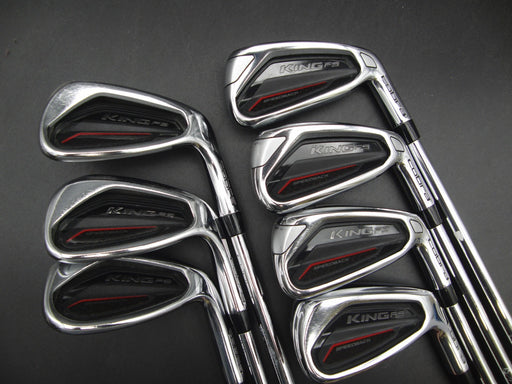 Set of 7x King Cobra F9 SpeedBack Irons 5-SW Stiff Steel Shafts*