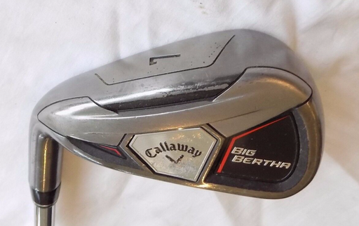 Left Handed Callaway Big Bertha 7 Iron  Regular Flex Steel Shaft Callaway Grip