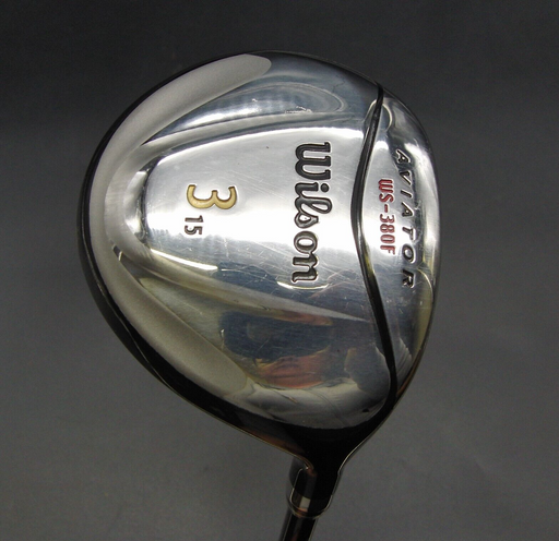 Wilson WS-380F Aviator 15° 3 Wood Regular Graphite Shaft Wilson Grip