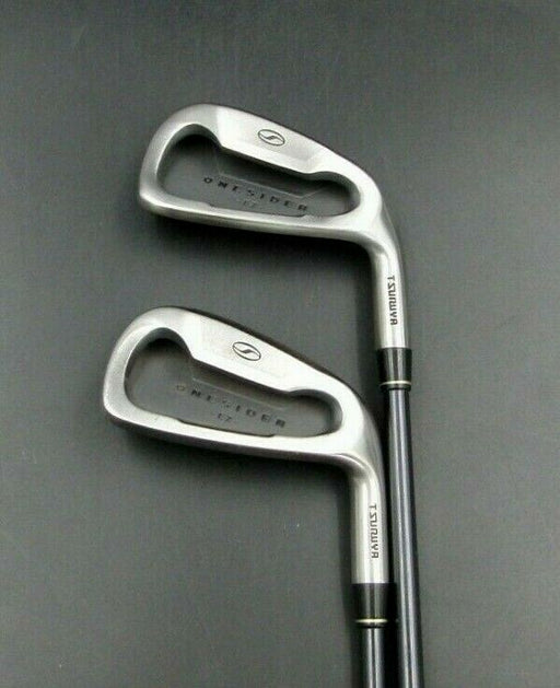 Japanese Set of 2 x Tsuruya ONESIDER EZ Irons 6 & 7 Stiff Graphite Shafts