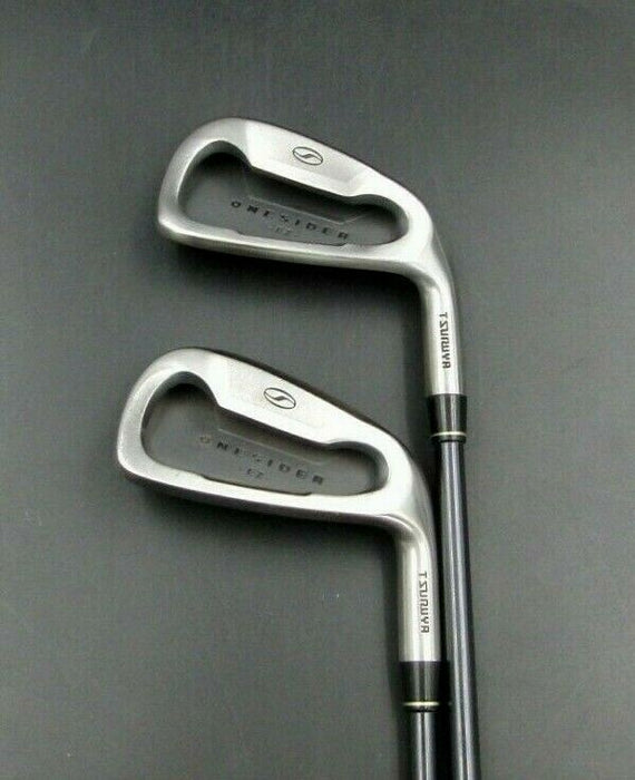 Japanese Set of 2 x Tsuruya ONESIDER EZ Irons 6 & 7 Stiff Graphite Shafts