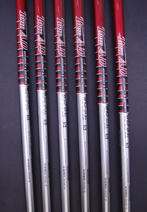 Set of 6x Bridgestone TourStage X-Blade GR Irons 5-PW Stiff Graphite Shafts
