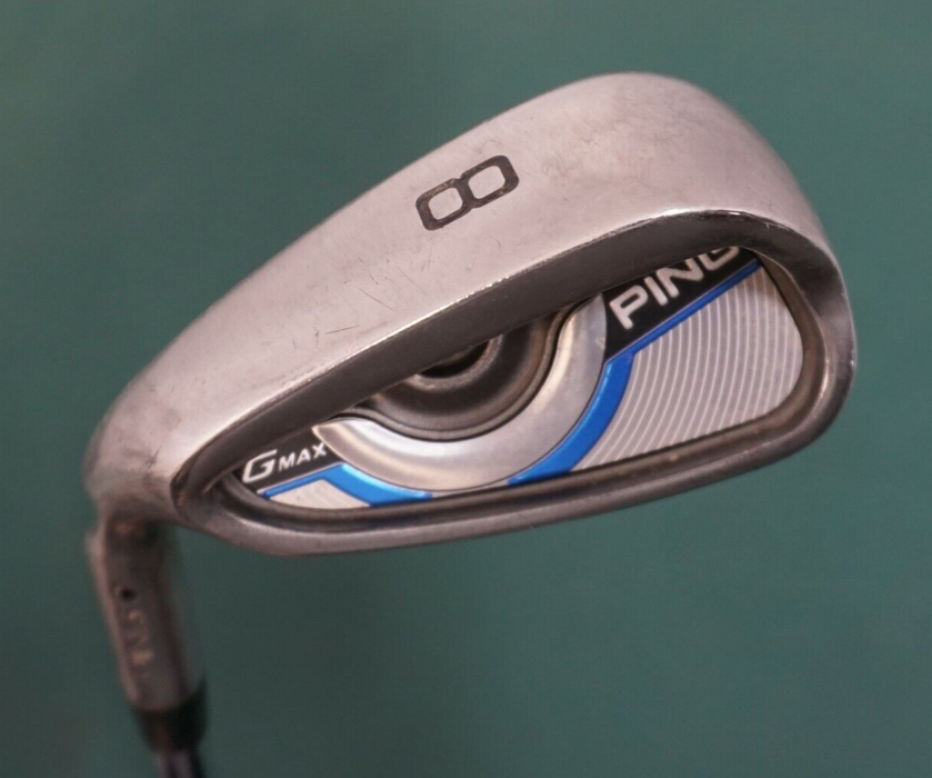 LeftHanded Ping G Max Black Dot 8 Iron Regular Steel Shaft Ping Grip