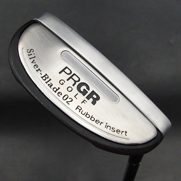 PRGR Silver Blade 2 Putter Steel Shaft 85cm Length Karma Grip