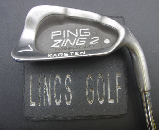 Ping Zing 2 White Dot 7 Iron Regular Steel Shaft Swing Rite Grip