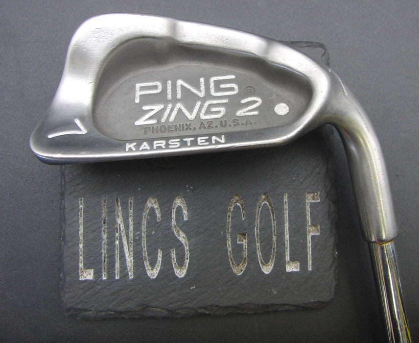 Ping Zing 2 White Dot 7 Iron Regular Steel Shaft Swing Rite Grip