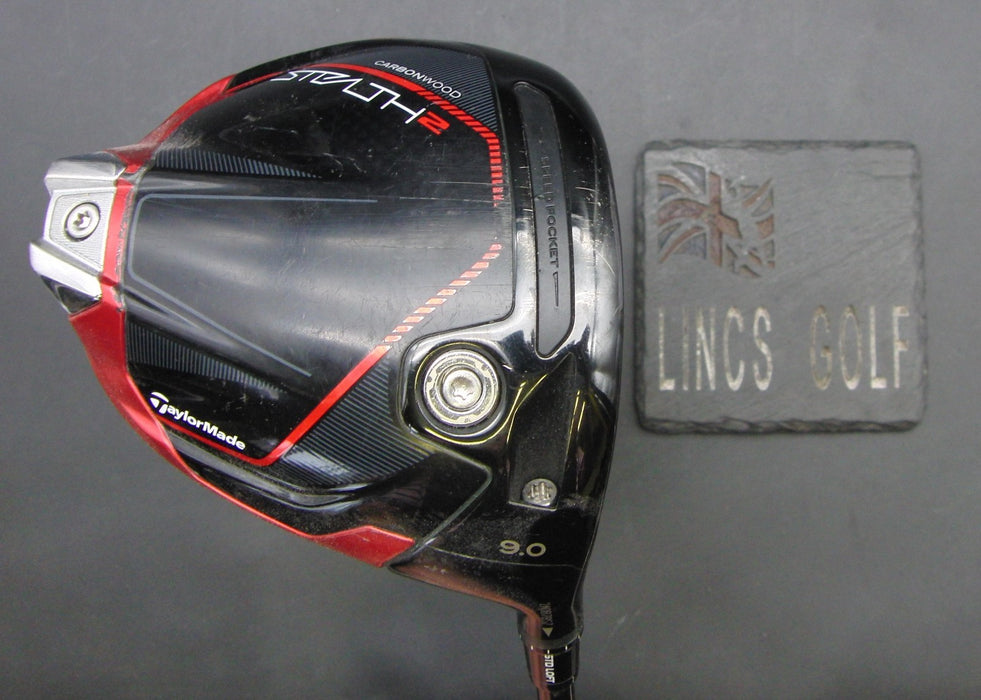 TaylorMade Stealth 2 Carbonwood 9° Driver Extra Stiff Graphite Shaft PGM Grip