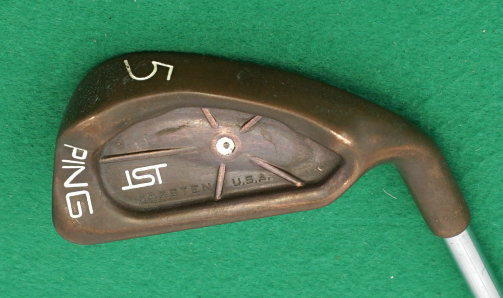 Ping ISI BeCu Copper Beryllium White Dot 5 Iron Regular Steel Shaft