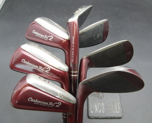 Set of 7x Ladies Yonex Carboniron FL2 5-SW Irons Ladies Graphite Shafts