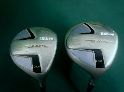 Ladies Set of 2 x Wilson Staff Draw R 16° And 21° Woods Ladies Graphite Shaft