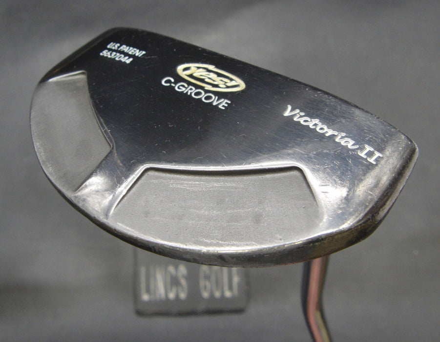 Yes C-Groove Victoria II Putter Steel Shaft 88cm Length Nexgen Grip