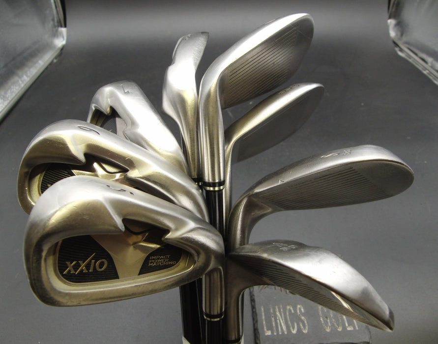 Set of 8x Srixon XXIO Irons 5-SW+AW Regular Graphite Shafts Golf Pride Grips*