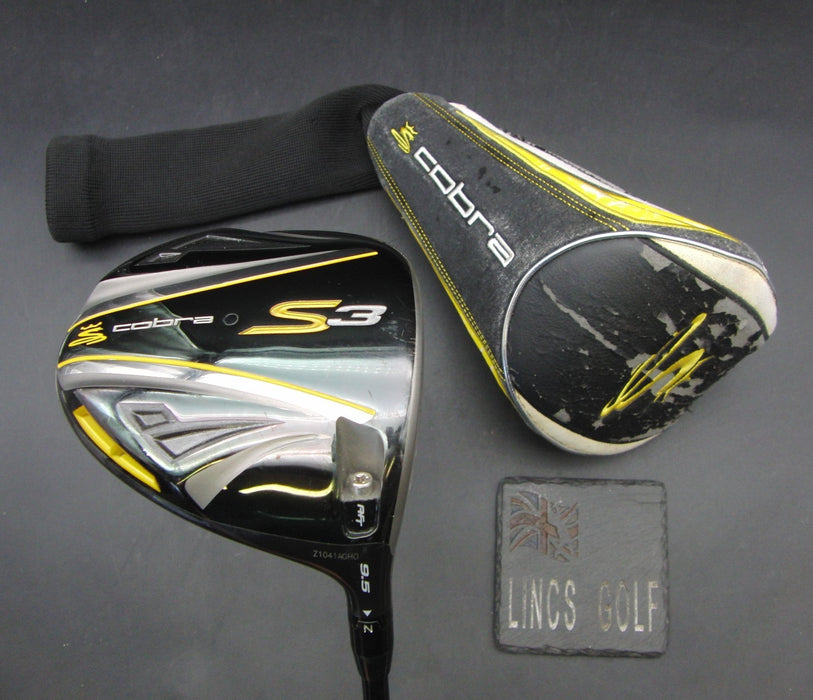Cobra S3 9.5° Driver Stiff Graphite Shaft Cobra Grip + Head Cover