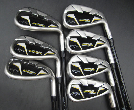 Set of 7x Callaway WarBird Irons 5-SW Regular Graphite Shafts Callaway Grips