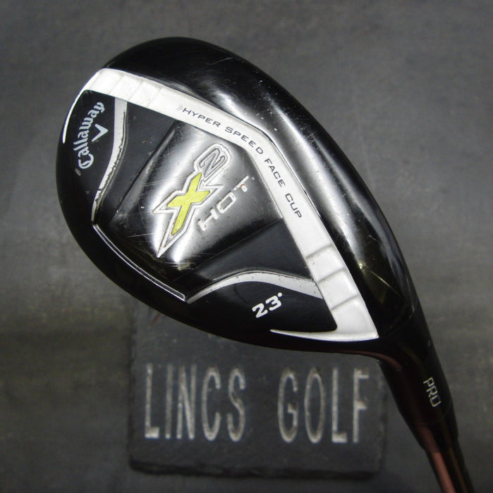Callaway X2 Hot 23° Hybrid Stiff Graphite Shaft Iomic Grip*