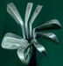 Vintage Set of 8 x Slazenger Jonny Miller Irons 3-PW Regular Steel Shafts