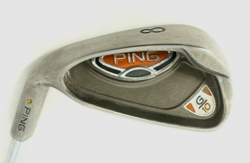 Left Handed Ping G10 Yellow Dot 8 Iron AWT Stiff Flex Steel Shaft
