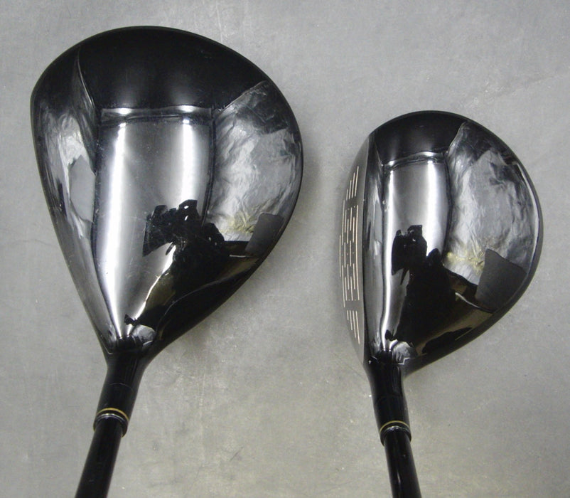 Set of 2 Katana Sword Snipe LX8 3 Wood & Driver Stiff Graphite Shafts Sword Grip