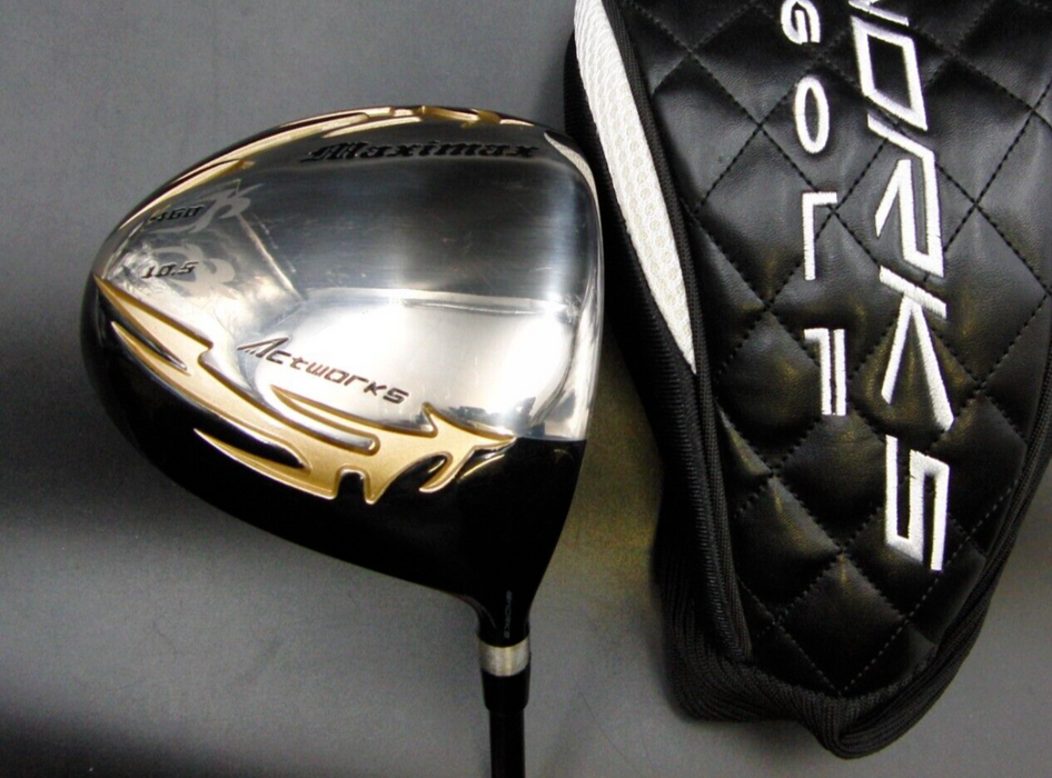 Japanese Actworks Maximax  460 10.5º Driver Stiff Graphite Shaft + Headcover