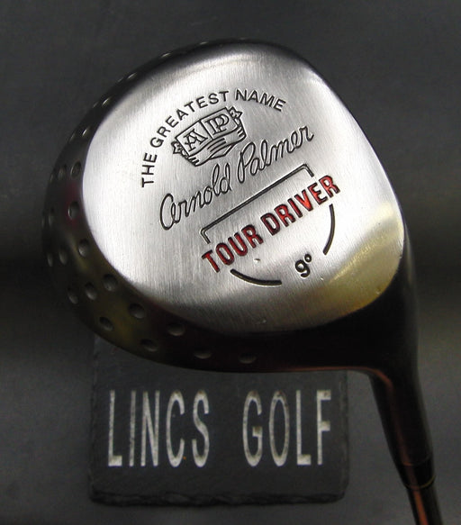 Vintage Arnold Palmer Tour 9° Driver Stiff Steel Shaft Amulette Grip