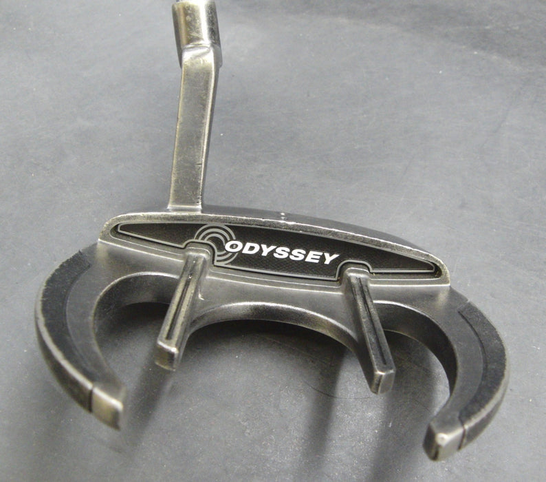 Odyssey White Ice Sabertooth Putter Steel Shaft 87cm Psyko Grip*