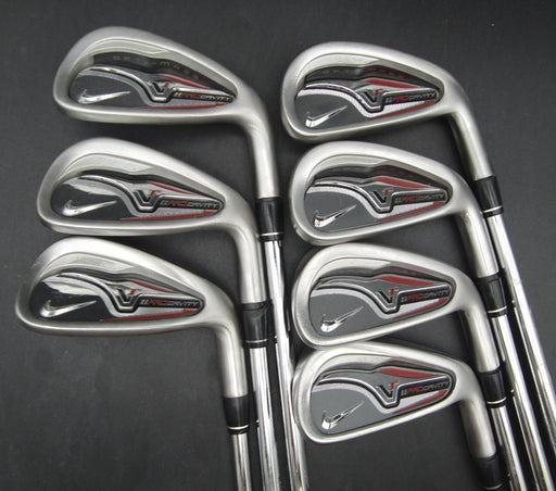 Set of 7x Nike VR II Pro Cavity Irons 4-PW Stiff Steel Shafts Lamkin Grips