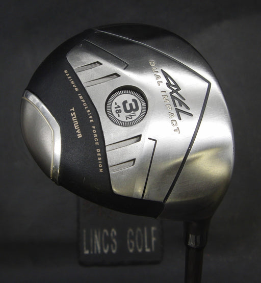Axel Tsuruya Dual Impact 18° 3 Wood Regular Graphite Shaft Tsuruya Grip