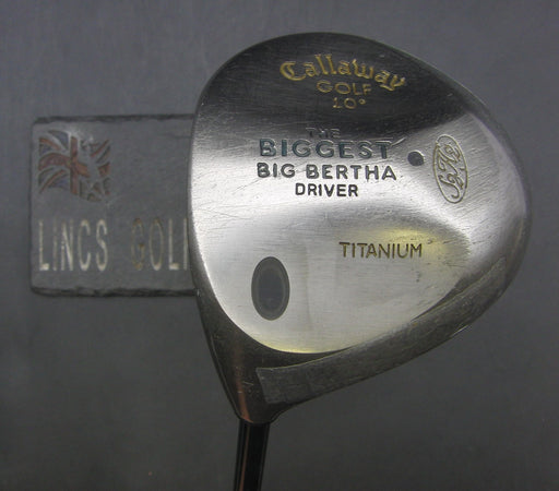 Left-Handed Callaway The Biggest Big Bertha 10° Driver Regular Graphite Shaft