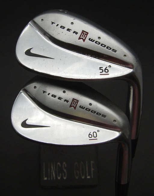 Set of 2 Nike Tiger Woods Signature Sand & Lob Wedges Regular Steel Shafts