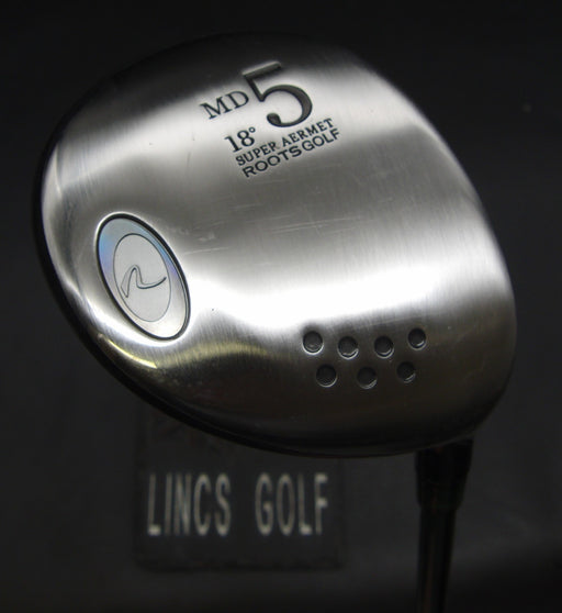 Roots Golf Super Aermet MD 18°  5 Wood Regular Graphite Shaft Roots Grip