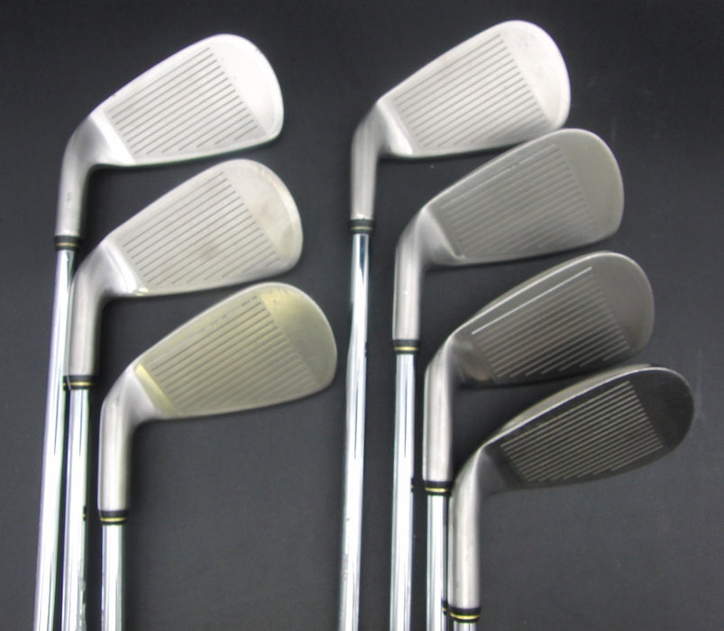 Set of 7x XXIO Tour Special 4-9 + AW Irons Regular Steel Shafts Royal Grips*