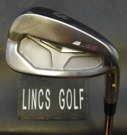 Ping S55 Yellow Dot 8 Iron Stiff Steel Shaft Stardom Grip