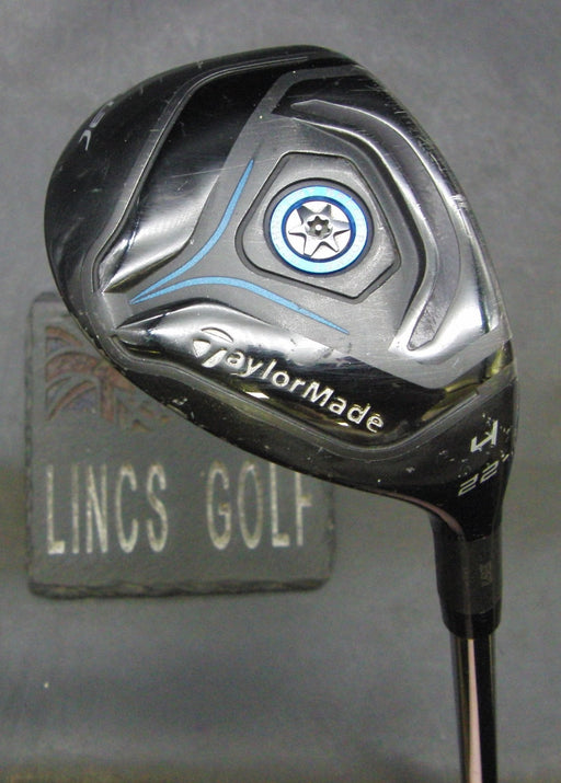 TaylorMade JetSpeed Black 22° 4 Hybrid Stiff Steel Shaft Black Grip*