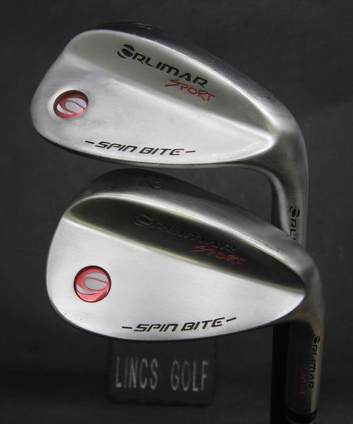 Set of 2 Orlimar Sports Spin Bite Gap & Sand Wedges Regular Graphite Shafts