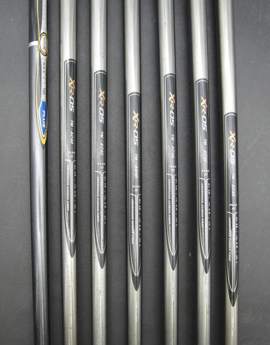 Set of 7x TaylorMade XR-05 / r7 cgb Irons 4-PW Regular Graphite Shafts & H/C