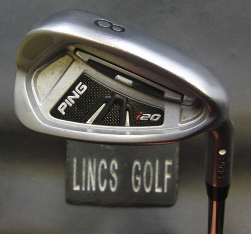 Ping i20 White Dot 8 iron Stiff Steel Shaft Golf Pride Grip