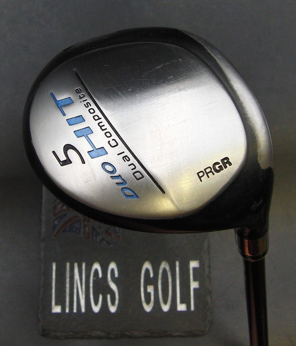 PRGR Duo Hit Dual Composite 5 Wood Senior Graphite Shaft Golf Pride Grip