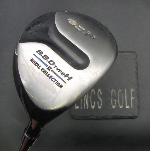 Royal Collection BBD Type H II 15° 3 Wood Stiff Graphite Shaft Benross Grip
